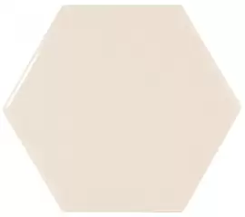 Equipe Scale HEXAGON CREAM 12,4x10,7  płytka ceramiczna połysk