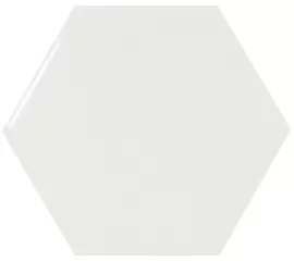 Equipe Scale HEXAGON WHITE 12,4x10,7  płytka ceramiczna połysk