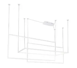 Maxlight geometric p0272 lampa wisząca biała