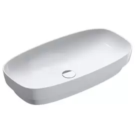 Catalano Green Lux Bianco Satinato 75x40cm Umywalka wpuszczana w blat/nablatowa