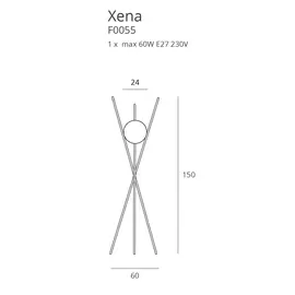 XENA-MAXLIGHT-F0055-LAMPA-PODŁOGOWA
