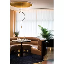 Axolight Liaison P1 32cm Lampa Wisząca Czarno-Złota SP LIAI P 1