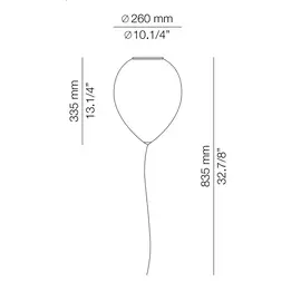 Estiluz balloon lampa sufitowa/plafon t-3052