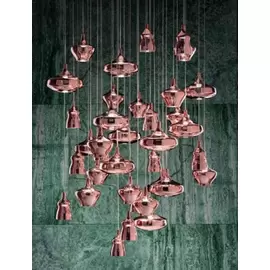 Lodes Nostalgia Medium Lampa Wisząca Różowe Złoto 15423 5527