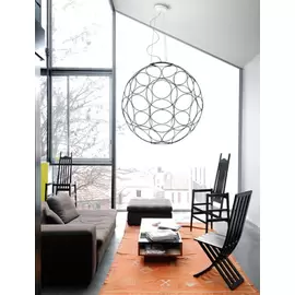 Fabbian Giro Lampa Wisząca Antracyt F30 A01 21