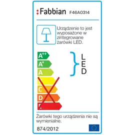 Fabbian Lens Lampa Wisząca Czarna F46 A03 14