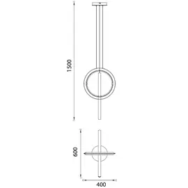 Mantra kitesurf lampa wisząca biała 7191