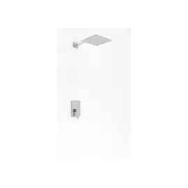 Kohlman Axis Zestaw Prysznicowy Podtynkowy z deszczownicą 35cm Chrom QW220NQ35