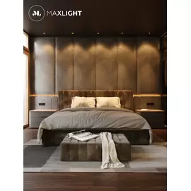 Maxlight galexo h0107 oprawa podtynkowa czarna