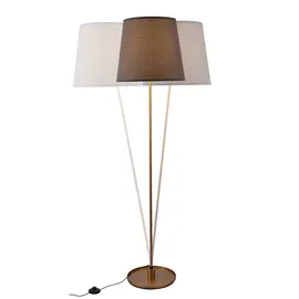 Maxlight sydney f0040 lampa podłogowa złota