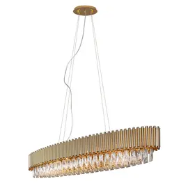 Maxlight passion p0352 lampa wisząca złota