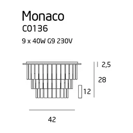 Maxlight monaco c0136 plafon