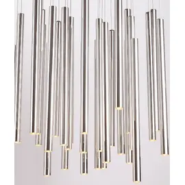 Maxlight organic chrom p0175d lampa wisząca z funkcją ściemniania światła