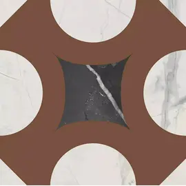 Fioranese Marmorea Intensa Dusty Mauve Naturale Deco 20x20x1 Płytka Ceramiczna