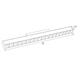 Maxlight magnetic m0005z lampa magnetyczna liniowa system zigbee 18w 1049lm 2700/5000k