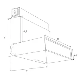 Maxlight magnetic m0007z lampa magnetyczna łamana system zigbee 6w 323lm 2700/5000k