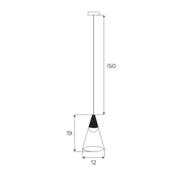 Maxlight magnetic m0015z lampa wisząca magnetyczna system zigbee 6w 187lm 2700/5000k