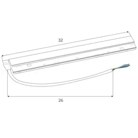 Maxlight magnetic  ma0004 zasilacz wewnętrzny 100w do szyn magnetycznych