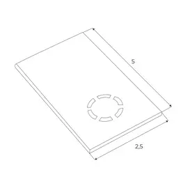 Maxlight magnetic ma0012 zaślepka końcowa czarna do szyn natynkowych głębokich mt0001, mt0002