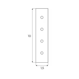 Maxlight magnetic ma0013 łącznie kątownika wpuszczanego z szyną wpuszczaną