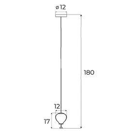 Maxlight p0576 lampa wisząca palloncini 1 smoky glass