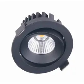 Maxlight cyklop h0095 oprawa wpustowa czarna ip65