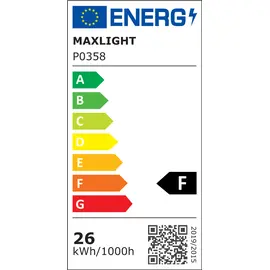 Maxlight organic horizon p0358 lampa wisząca czarna