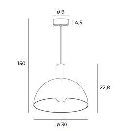 Maxlight luisant p0473 lampa wisząca