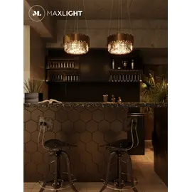 Maxlight trend p0368 lampa wisząca złota