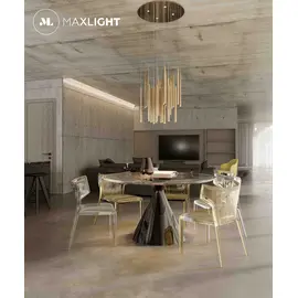 Maxlight  p0476d lampa wisząca złota ściemnialna