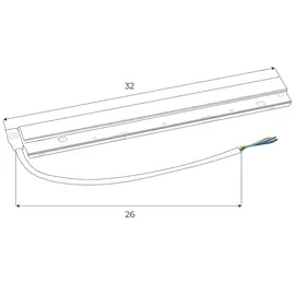 Maxlight magnetic  ma0004 zasilacz wewnętrzny 100w do szyn magnetycznych