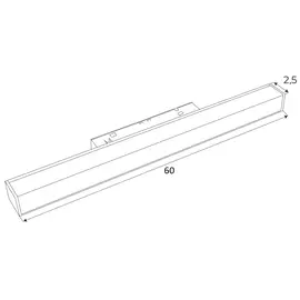 Maxlight magnetic m0002z lampa magnetyczna liniowa system zigbee 18w 1126lm 2700/5000k