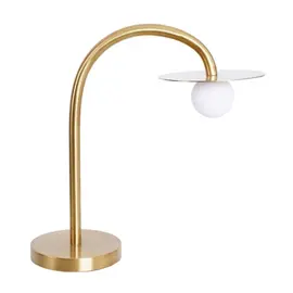 Maxlight t0054 lampa stołowa enigma złota