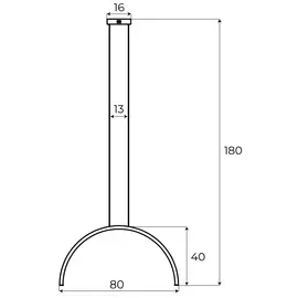 Maxlight p0520 lampa wisząca trio arc i polished black