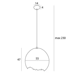 Maxlight p0539 lampa wisząca nest biała