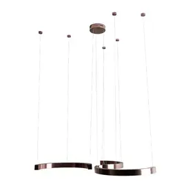 Maxlight p0571d lampa wisząca lotus 40w brushed bronze