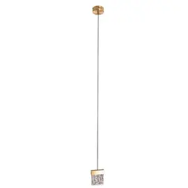 Maxlight p0573d lampa wisząca vetro brushed gold