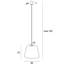 Maxlight p0582 lampa wisząca pot