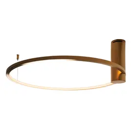 Maxlight c0239 plafon queen 60cm  brushed gold 15w 3000k