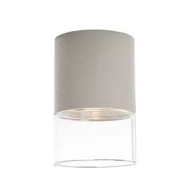 Maxlight c0274 lampa sufitowa fusion szaro jedwabista