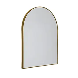 Maxlight w0386 mirror półokrąg 90x70cm złote lustro podświetlane