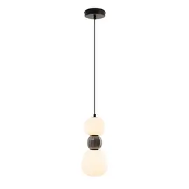 Maxlight p0629 lampa wisząca modern opal + dark grey 13w