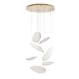 Maxlight p0635d lampa wisząca empire złota 121w