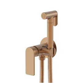 Mobi horizon copper brushed bateria bidetowa podtynkowa