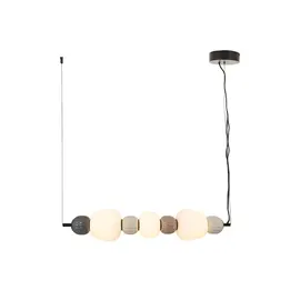Maxlight p0630 lampa wiszaca modern opal + dark grey + medium brown + light grey 28w