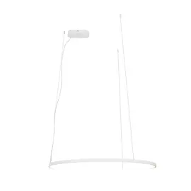Maxlight p0657 lampa wisząca visual hor biała 80cm 28w ip44