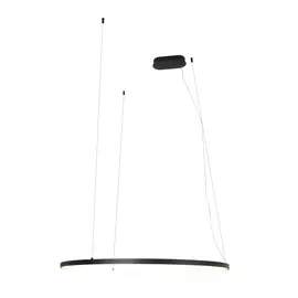 Maxlight p0658 lampa wisząca visual hor czarna 80cm 28w ip44