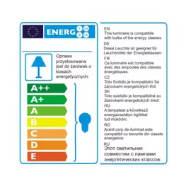 Tabela energetyczna lampy