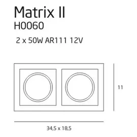 MAXLIGHT Matrix II H0060 oprawa podtynkowa DARMOWA WYSYŁKA W 24h