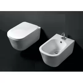 Biały bidet marki Kerasan